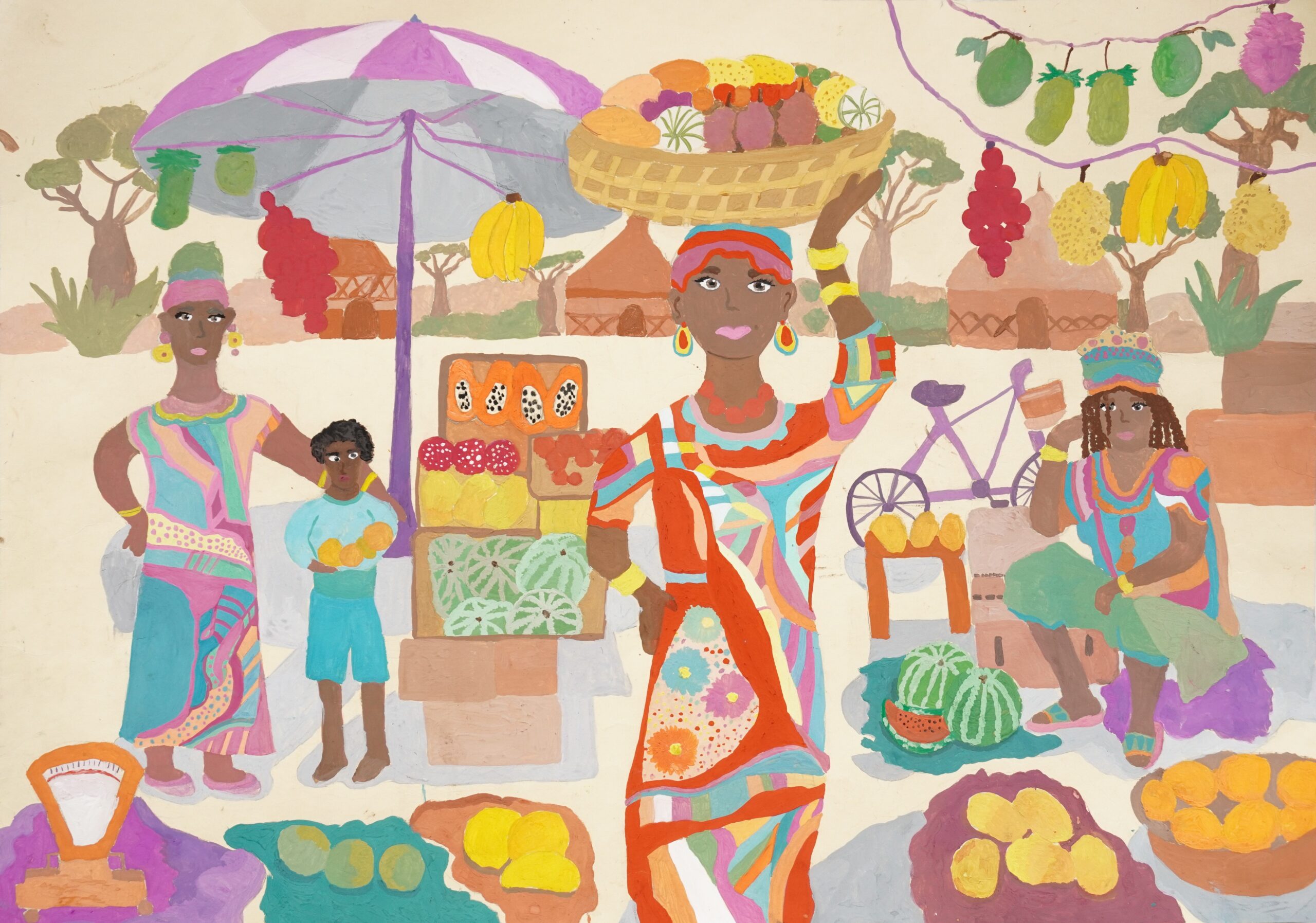 Краски Сенегальского рынка