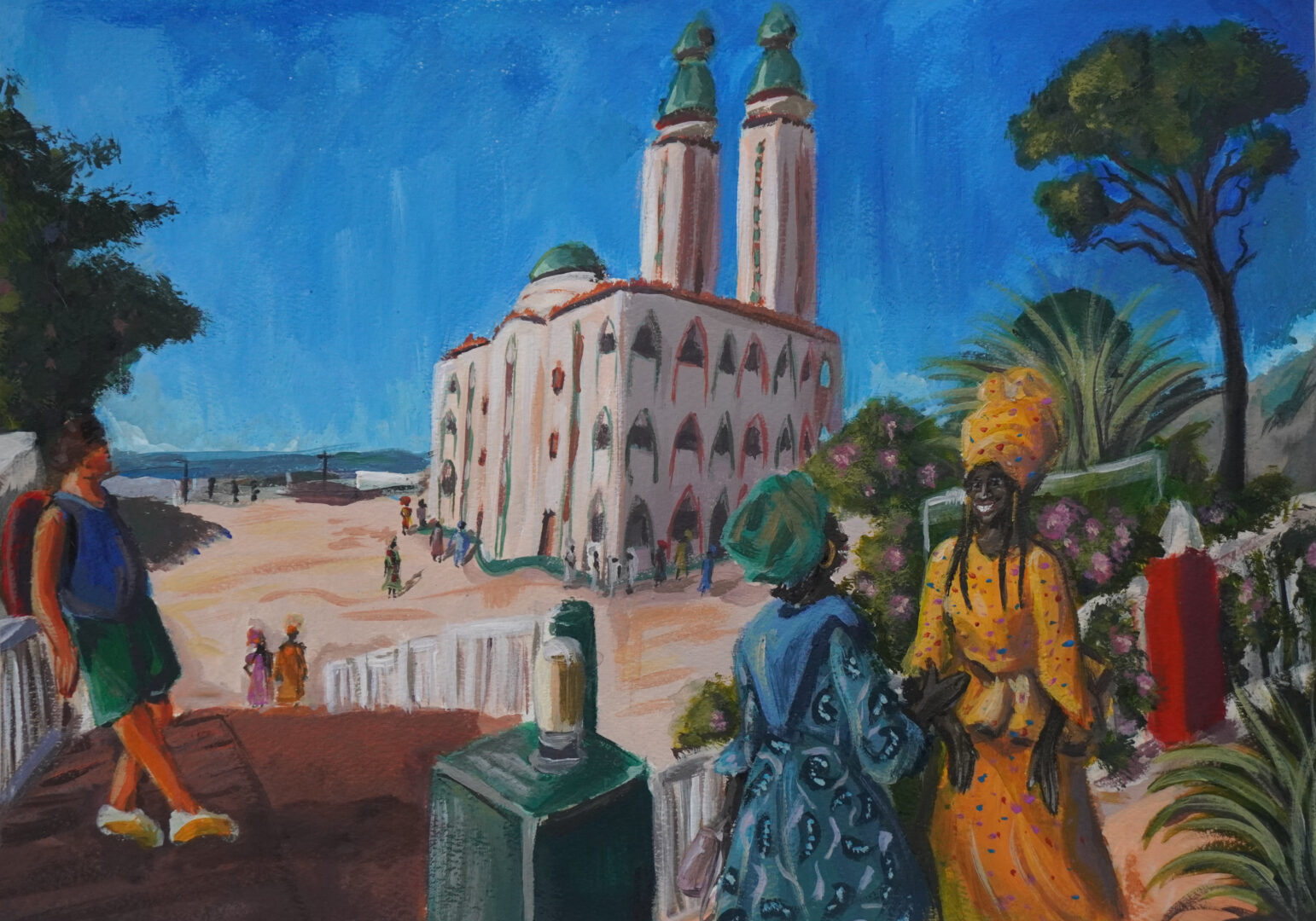 Мечеть. Город Дакар. Сенегал"